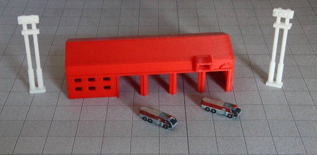 Feuer Bahnhof 3d print model - Mito3D