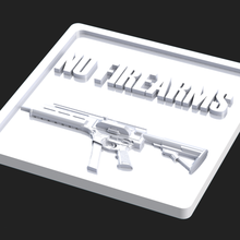 armes feu décor 3d print model - Mito3D