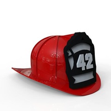 capacete de bombeiro vários 3d print model - Mito3D