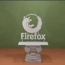firefox logo art signs logos sign 3d print model - Mito3D