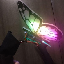 fest Fliege Brabuleta v2 Mode Mixer Schmetterling Design Zubehör LED tragbar 3d print model - Mito3D