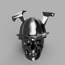 firemen skull art fireman fire fighter firefighter 3d print model - Mito3D