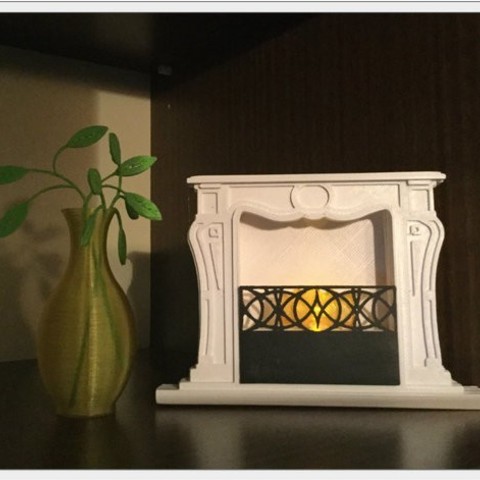 fireplace home 3D print model - Mito3D