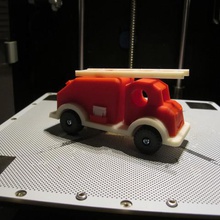 camión de bomberos juguete diy juego 3d print model - Mito3D
