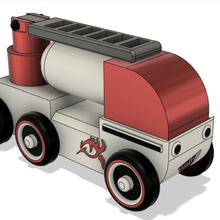 camión bomberos coche vehiculo 3d print model - Mito3D