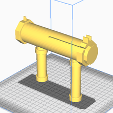 havai fişek tabanca gadget başlatıcı 3d print model - Mito3D