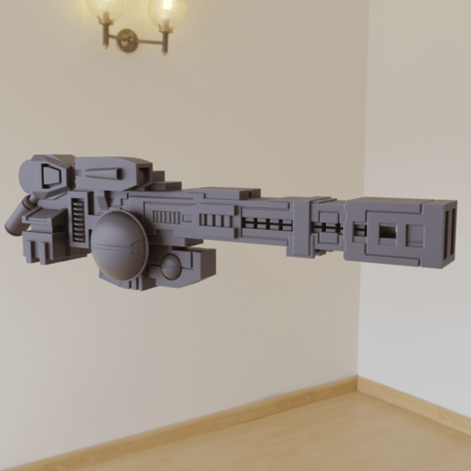 licenziare treno pistole nave 3D print model - Mito3D