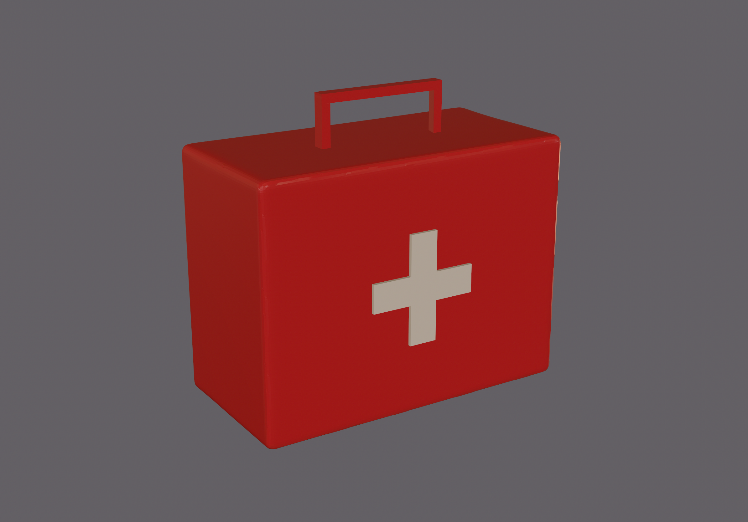 ayuda equipo emergencias vendajes cura rojo cruzar 3D print model - Mito3D