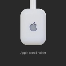 first gen apple pencil holder gadget ipad bedrock 3d print model - Mito3D