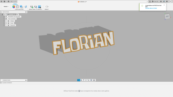 ilk isim Lamba Florian isimler 3d baskı destek 3d print model - Mito3D