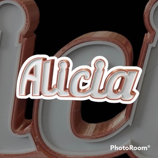 first name luminous leds alicia bright names bright names sign leds lighting sign first name alicia bright room homedecor decoration lamp child gift light  3d print model - Mito3D