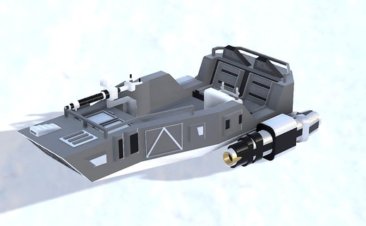 ordine snowspeeder stella guerre nero serie diorama modello giocattolo hasbro 1 12 3d print model - Mito3D