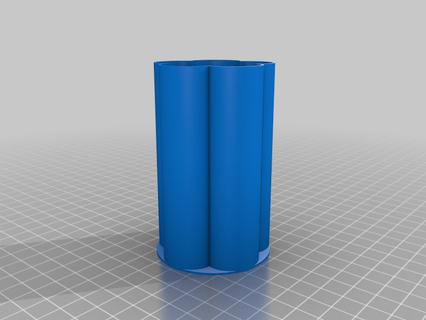 spirografo vaso personalizzato matematica arte 3d print model - Mito3D