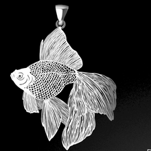 du poisson bijoux pendentif joyau en attendant mieux stl conception animale cad 3d print model - Mito3D