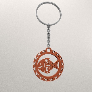 fish animal keychain kc13 Jewelry key ring ornament decoration art 3d print model - Mito3D