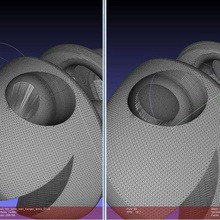 de hueso pescado colgador pared plana los ojos casa organización 3d print model - Mito3D