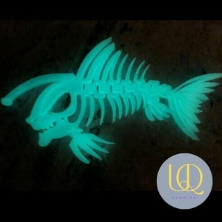 Fisch Knochen einzigartig 3d flexibel biegen Beste Design Geschenk Spiel Spielzeug fossilz 3d print model - Mito3D