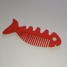 fish comb gadget fishbone handset 3d print model - Mito3D