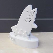 peixes de fone ouvido suporte organizador a casa polymakerchallenge secretária office fones artigos papelaria 3d print model - Mito3D