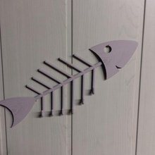 peixes anel de chave a casa porta chaves 3d print model - Mito3D