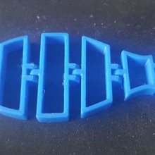 balık Anahtarlık takı mafsallı süs stilize 3d print model - Mito3D