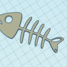 pesce portachiavi vari anello per chiavi pesca 3d print model - Mito3D