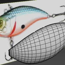 fish lure various accessories decoy fishing 3d print model - Mito3D