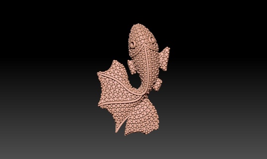 fish model Jewelry necklace 3d print model - Mito3D