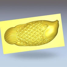 fish model relief cnc 3d printing art animal toy cartoon sculpture artcam engraving jewelry 3d print model - Mito3D