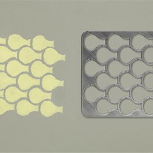 fish scales stencil home 3d print model - Mito3D