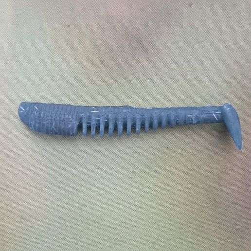 fish shape soft lure mold strill 3D print model - Mito3D