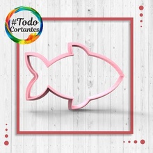 fish silhouette cutter 3d print model - Mito3D