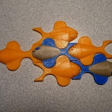 Fisch-Tesselation Kunst Mathe-Kunst onsuchafullsea 3d print model - Mito3D