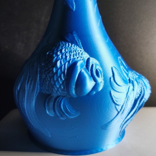 pesce vaso casa pot l'acquario il di mattoni la pietra medievale deco fiore muro anfora vintage 3D print model - Mito3D