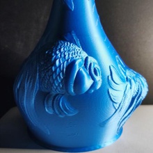 Fisch-vase home pot Fisch aquarium vase brick Stein mittelalterliche deco Blume Wand Haus amphora jahrgang 3d print model - Mito3D
