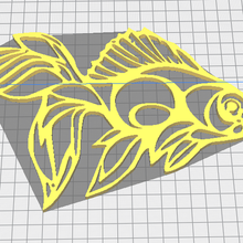 fish wall decoration 3d print model - Mito3D