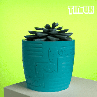 fishes chan pot - ancient peruvian culture planter succulent cactus vase decoration autoctona peru chimu chanchan minipot ornament pencil holder 3d print model - Mito3D