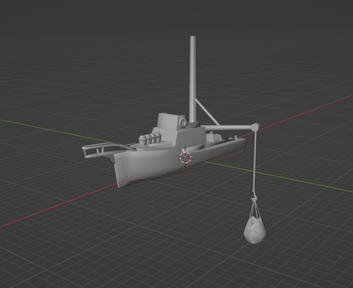 pescar barco civilización vi civ 6 submarino destructor 3d print model - Mito3D