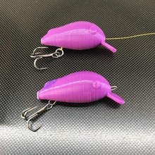fishing lure line thru one piece tool 3d print model - Mito3D