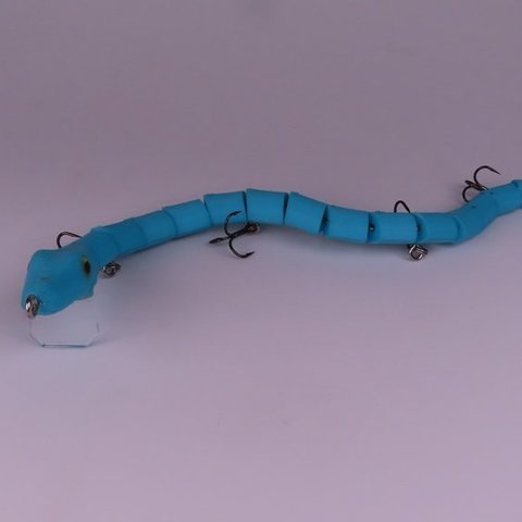 fishing lure snake v2 300 various sport outdoors 3D print model - Mito3D