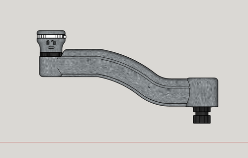 fishing probe arm 3d print model - Mito3D