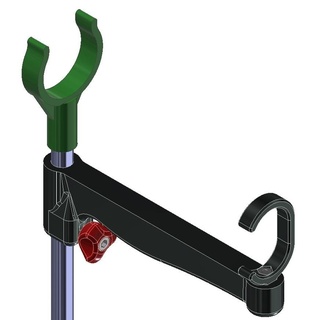 fishing rod retrofit kit printed parts rod  3d print model - Mito3D