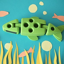 fishy şey kalem tutucu ev masa oyuncağı 3d print model - Mito3D