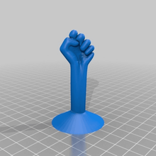 fist art sculptures 3d print model - Mito3D