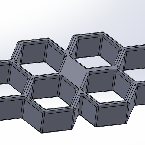 Faust americain hexagonal Spiel amerikanische moderne 3D print model - Mito3D