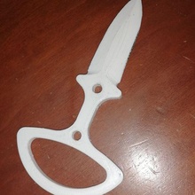 fist dagger gadget 3d print model - Mito3D