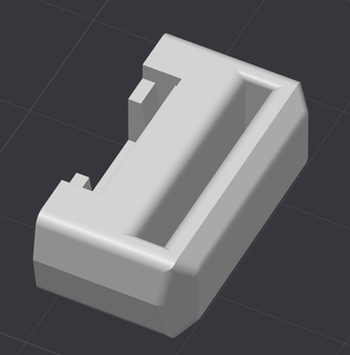 fitbit charge 2 wristband connector rounded edges various miscellaneous uncategorized 3d print model - Mito3D