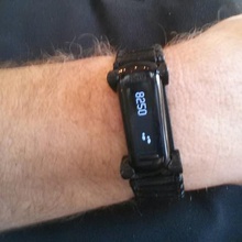 fitbit cinturino da polso gadget braccialetto health monitor fitness 3d print model - Mito3D