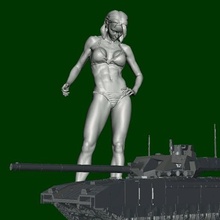 Fitness model metresi kızgın oyuncak kız kadın Kadın seksi 3d print model - Mito3D