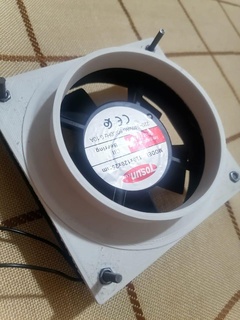 adecuado ventilación tubo redondo conducto 100mm extractor wc 3d print model - Mito3D